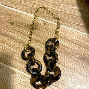 Chunky Tortoiseshell JCrew Statement Necklace